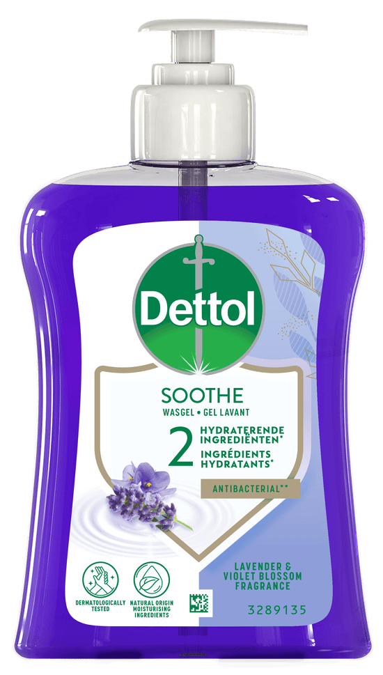 Dettol Gel lavant Lavande et Fleur de Violette (Soothe) 250ml