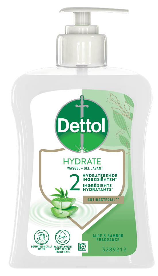Dettol Gel lavant Aloe Vera & Bambou (Hydrate) 250ml