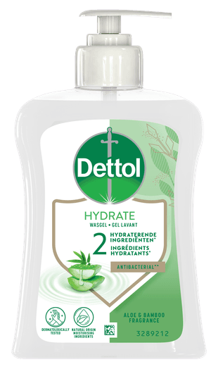 Dettol Gel lavant Aloe Vera & Bambou (Hydrate) 250ml