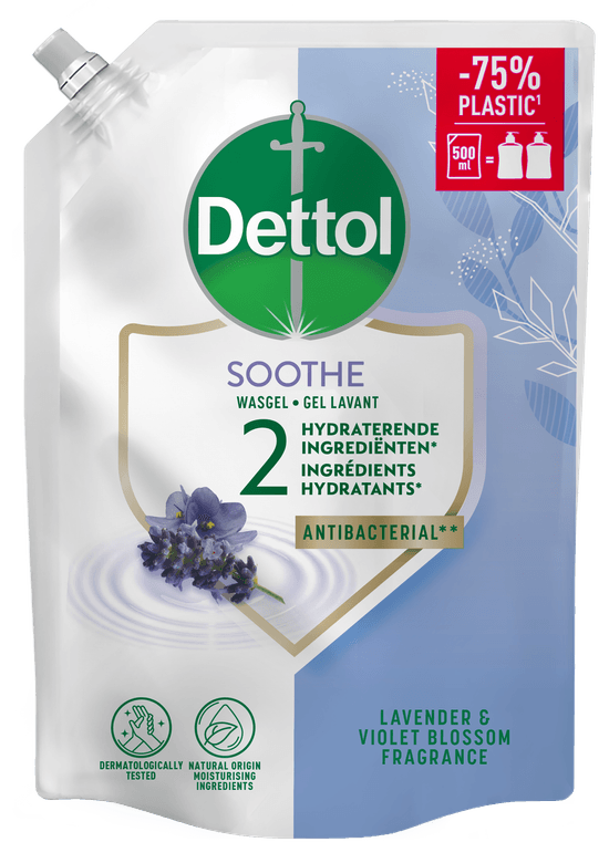 Recharge Gel lavant Lavande & Fleur de Violette (Soothe) 500ml