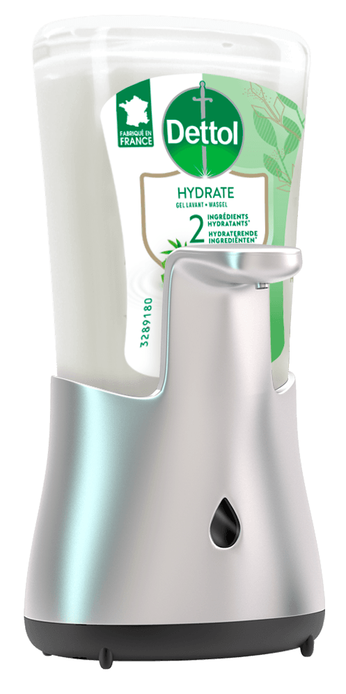 Dettol No-Touch Distributeur automatique de savon Aloe Vera & Bambou (Hydrate) 250ml