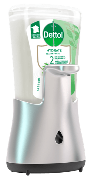 Dettol No-Touch Distributeur automatique de savon Aloe Vera & Bambou (Hydrate) 250ml
